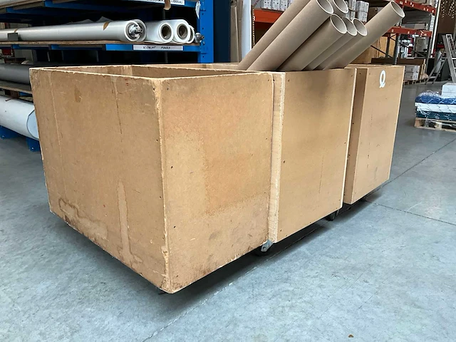 Houten transportbak (3x) - afbeelding 2 van  4