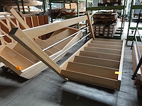 Houten trap + leuning - afbeelding 2 van  3