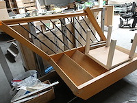 Houten trap + leuning - afbeelding 1 van  2