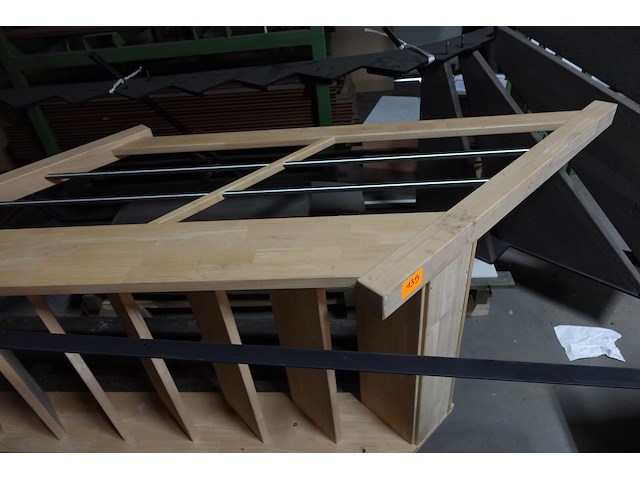 Houten trap met leuning - afbeelding 3 van  4
