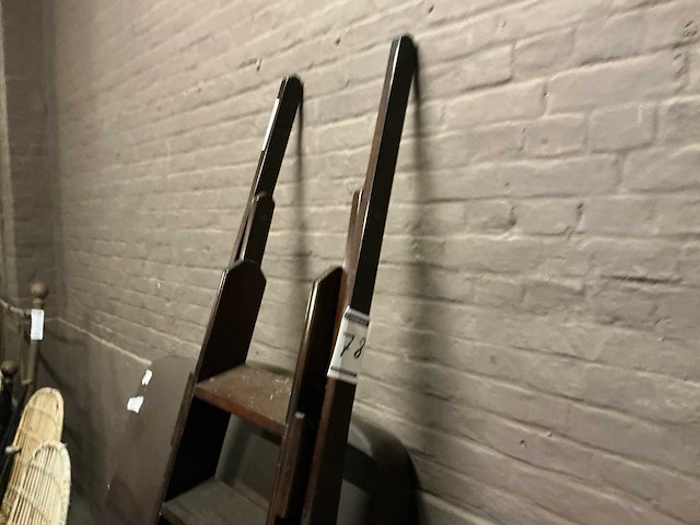 Houten trapladder - afbeelding 2 van  3