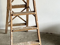Houten trapladder - afbeelding 1 van  1
