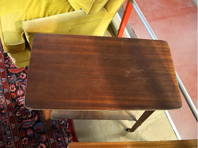 Houten trolley (x2) - afbeelding 5 van  5