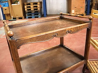 Houten trolley (x2) - afbeelding 3 van  5