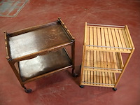 Houten trolley (x2) - afbeelding 5 van  5