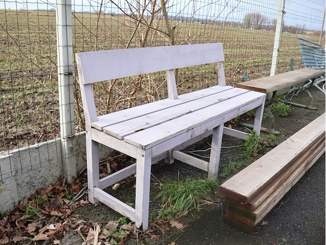 Houten tuinbank - afbeelding 2 van  2