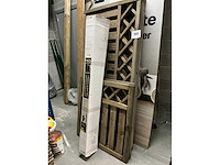 Houten tuinomheining (4x) - afbeelding 2 van  5