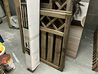 Houten tuinomheining (4x) - afbeelding 4 van  5