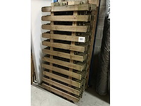 Houten tuinomheining (9x) - afbeelding 2 van  3