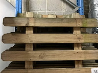 Houten tuinomheining (9x) - afbeelding 3 van  3
