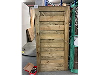 Houten tuinpoort - afbeelding 2 van  3