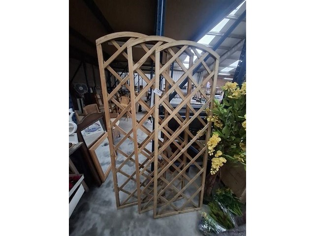 Houten tuinscherm - afbeelding 1 van  1