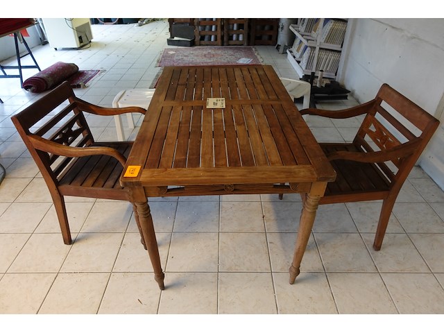 Houten tuinset - afbeelding 1 van  4