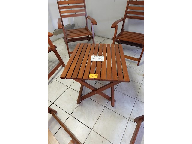 Houten tuinset - afbeelding 2 van  5