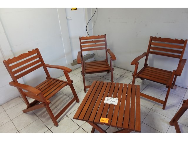 Houten tuinset - afbeelding 5 van  5