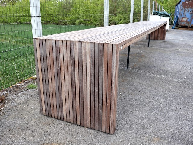 Houten tuintafel (6,5m) - afbeelding 7 van  13