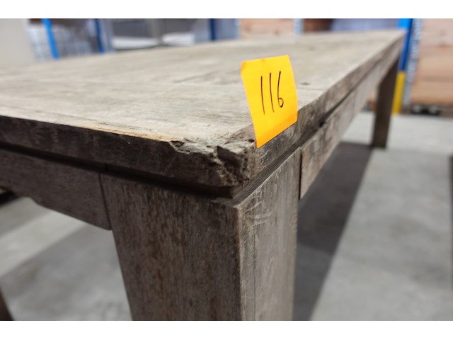 Houten tuintafel - afbeelding 3 van  3