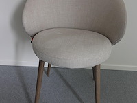 Houten vergadertafel + 6 stoelen mobitec - afbeelding 4 van  6