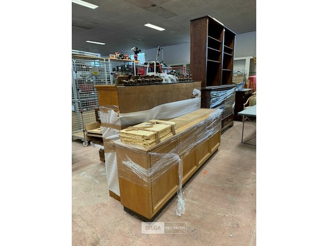 Houten vitrinekast - afbeelding 5 van  9