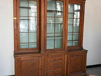 Houten vitrinekast - afbeelding 1 van  6