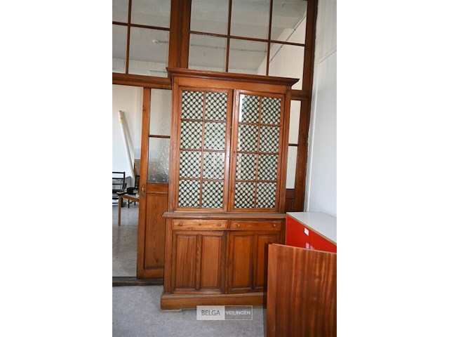Houten vitrinekast - afbeelding 2 van  5