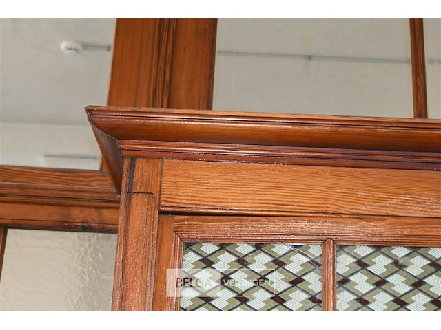 Houten vitrinekast - afbeelding 3 van  5