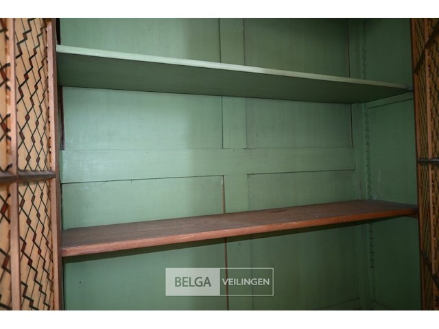 Houten vitrinekast - afbeelding 4 van  5