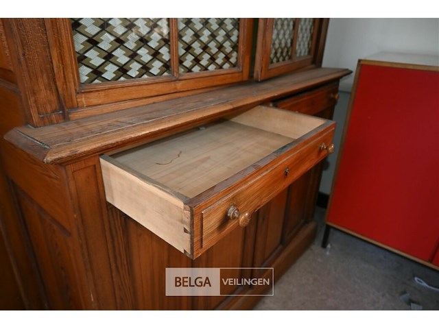 Houten vitrinekast - afbeelding 5 van  5