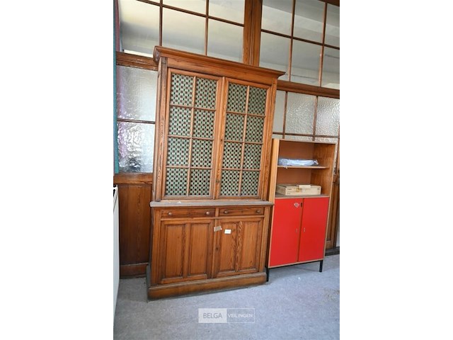 Houten vitrinekast - afbeelding 2 van  6