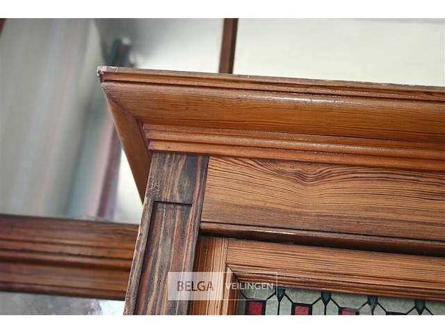 Houten vitrinekast - afbeelding 3 van  6