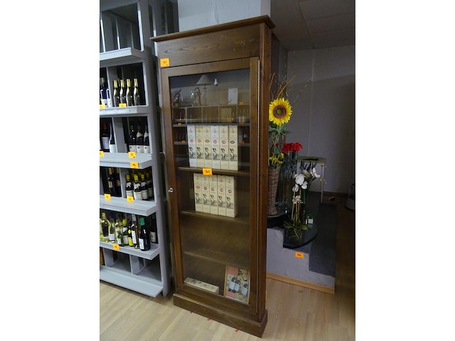 Houten vitrinekast - afbeelding 2 van  3