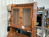 Houten vitrinekast - afbeelding 1 van  3