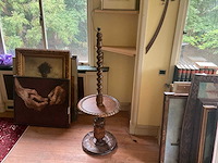 Houten vloerlamp - afbeelding 1 van  4