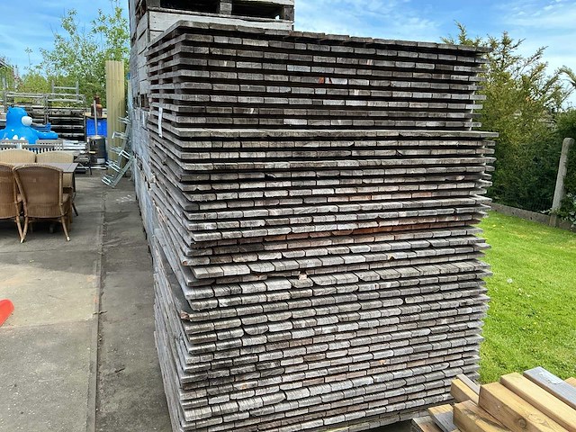 Houten vloerpanelen voor tenten (45x) - afbeelding 2 van  2