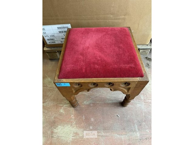 Houten voetenbankje - afbeelding 2 van  4