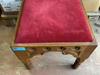 Houten voetenbankje - afbeelding 2 van  4