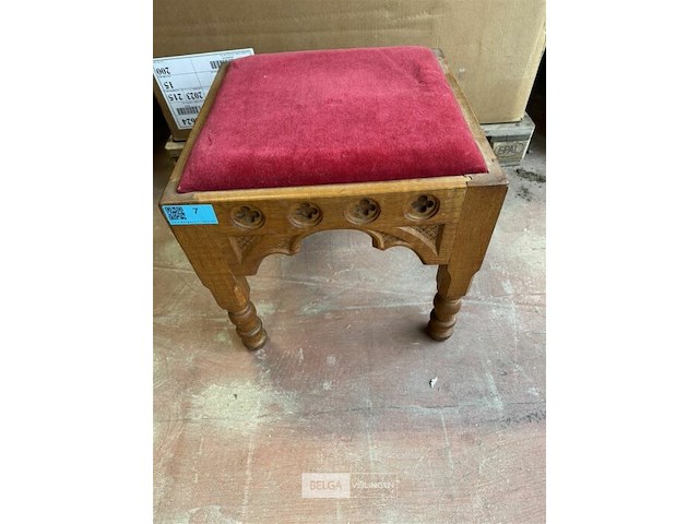 Houten voetenbankje - afbeelding 2 van  4
