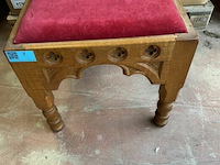 Houten voetenbankje - afbeelding 2 van  4