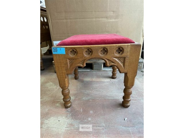 Houten voetenbankje - afbeelding 3 van  4