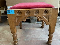 Houten voetenbankje - afbeelding 3 van  4