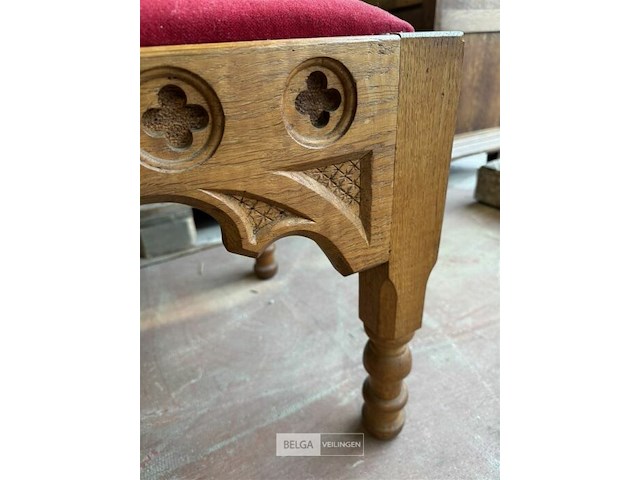 Houten voetenbankje - afbeelding 4 van  4