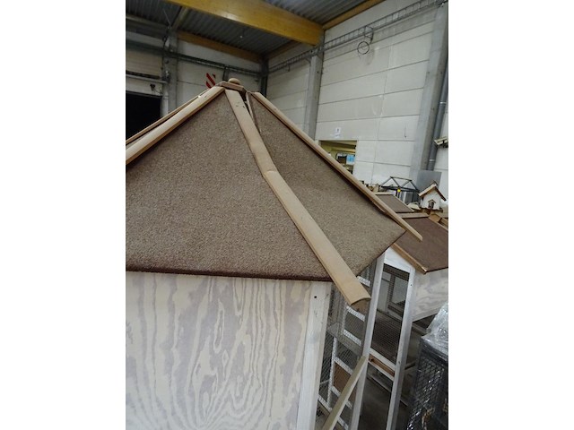 Houten vogelkooi - afbeelding 4 van  4