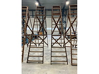 Houten vouwtrap (2x) - afbeelding 2 van  2