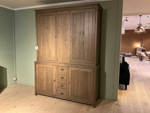 Houten wandkast - afbeelding 2 van  4