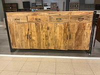 Houten wandkast - afbeelding 1 van  5