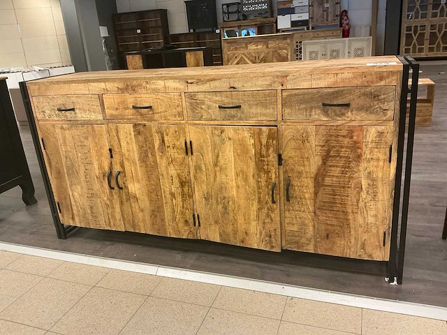 Houten wandkast - afbeelding 3 van  5