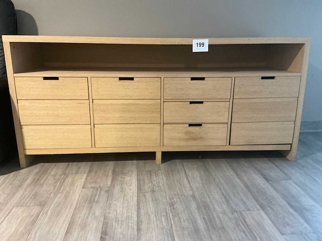 Houten wandkast - afbeelding 1 van  2