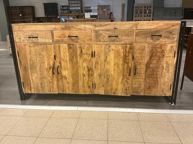 Houten wandkast - afbeelding 1 van  5