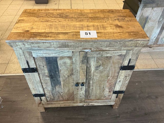 Houten wandkast - afbeelding 2 van  3