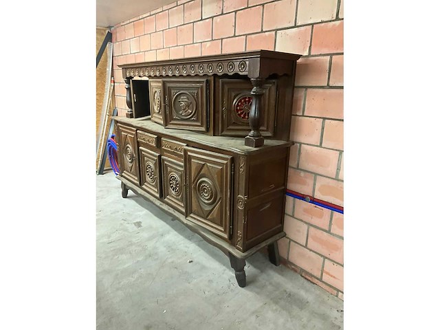 Houten wandkast/buffetkast - afbeelding 5 van  10